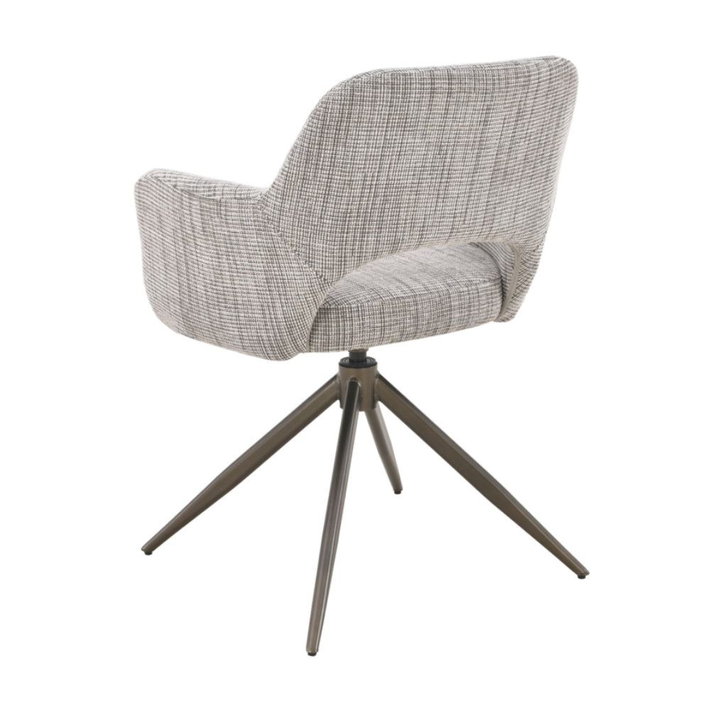 MUST Living Swivel Dining Chair DiCaprio Beige