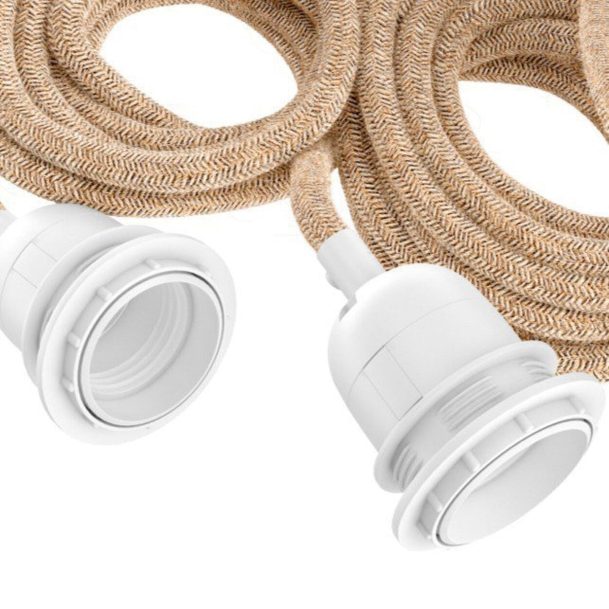 Ceiling Light Fitting - Natural White - 3 Fittings