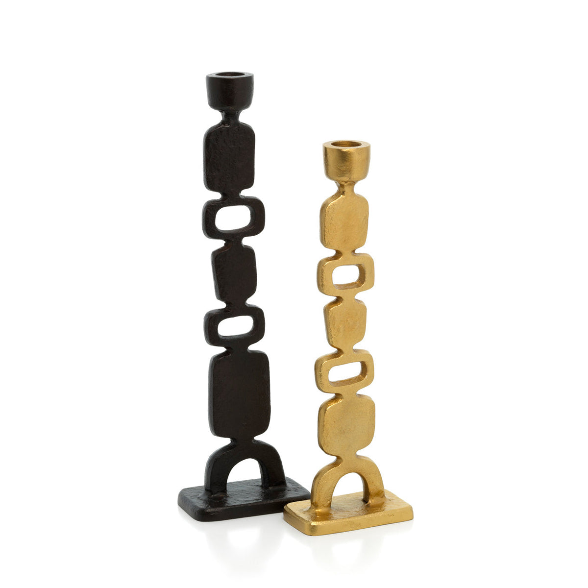 The Glowpad Candlestick Gold Medium Bazar Bizarre