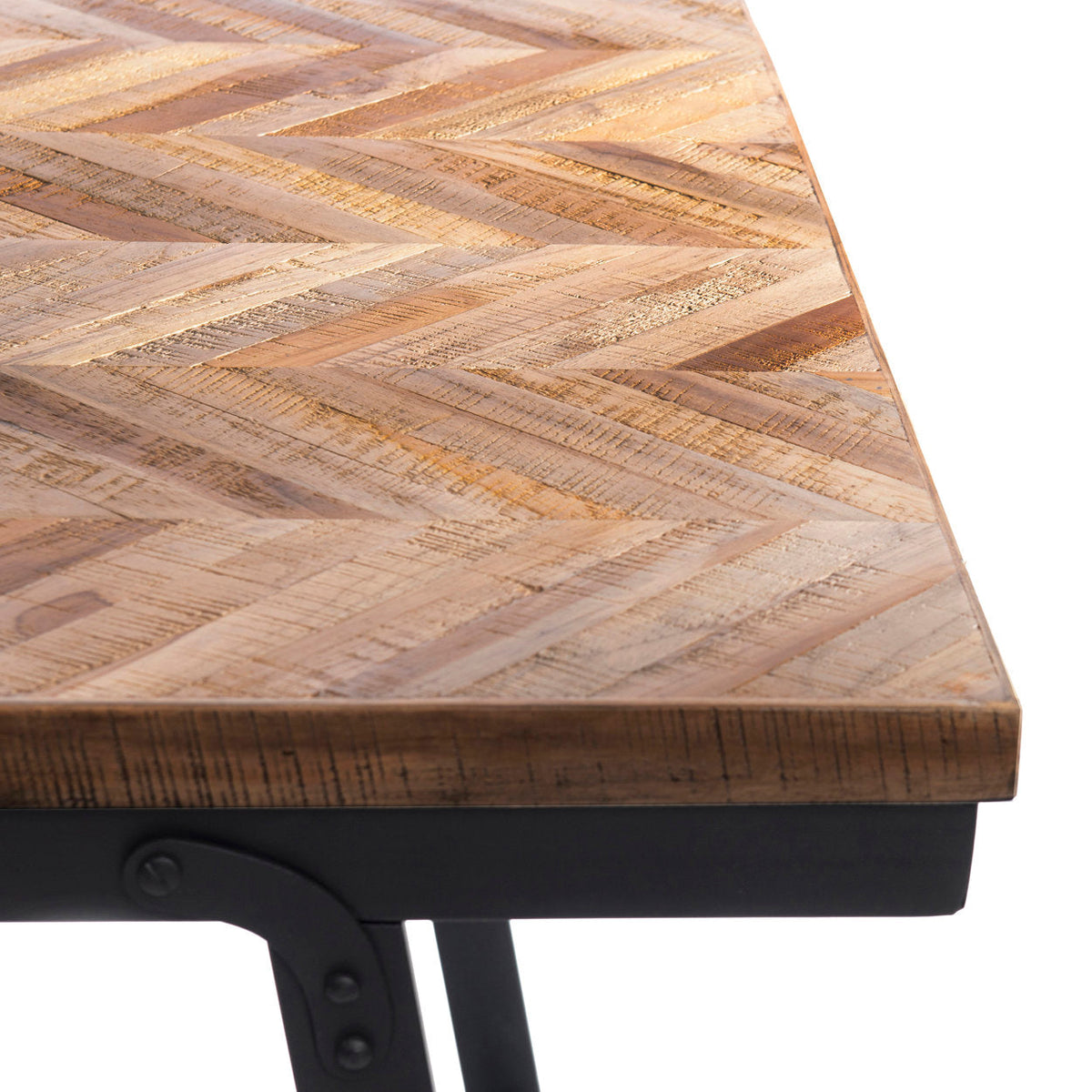 The Herringbone Console - Natural Bazar Bizar