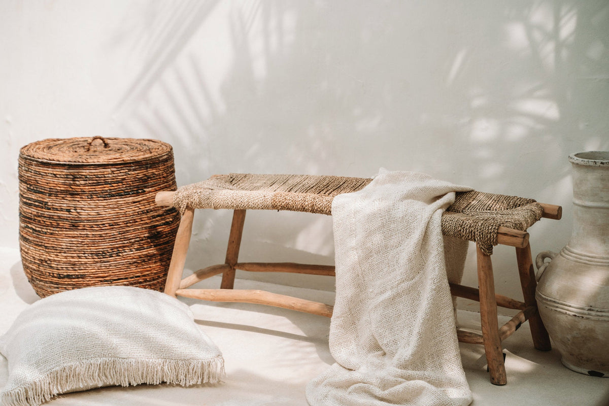 The Porto Seagrass Sofa - Natural - M Bazar Bizar