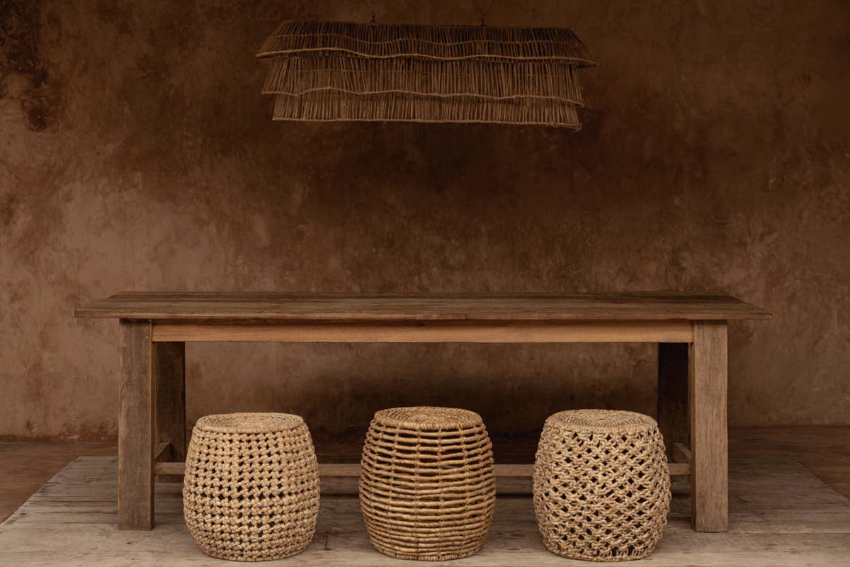 The Dannih Stool Natural Bazar Bizar