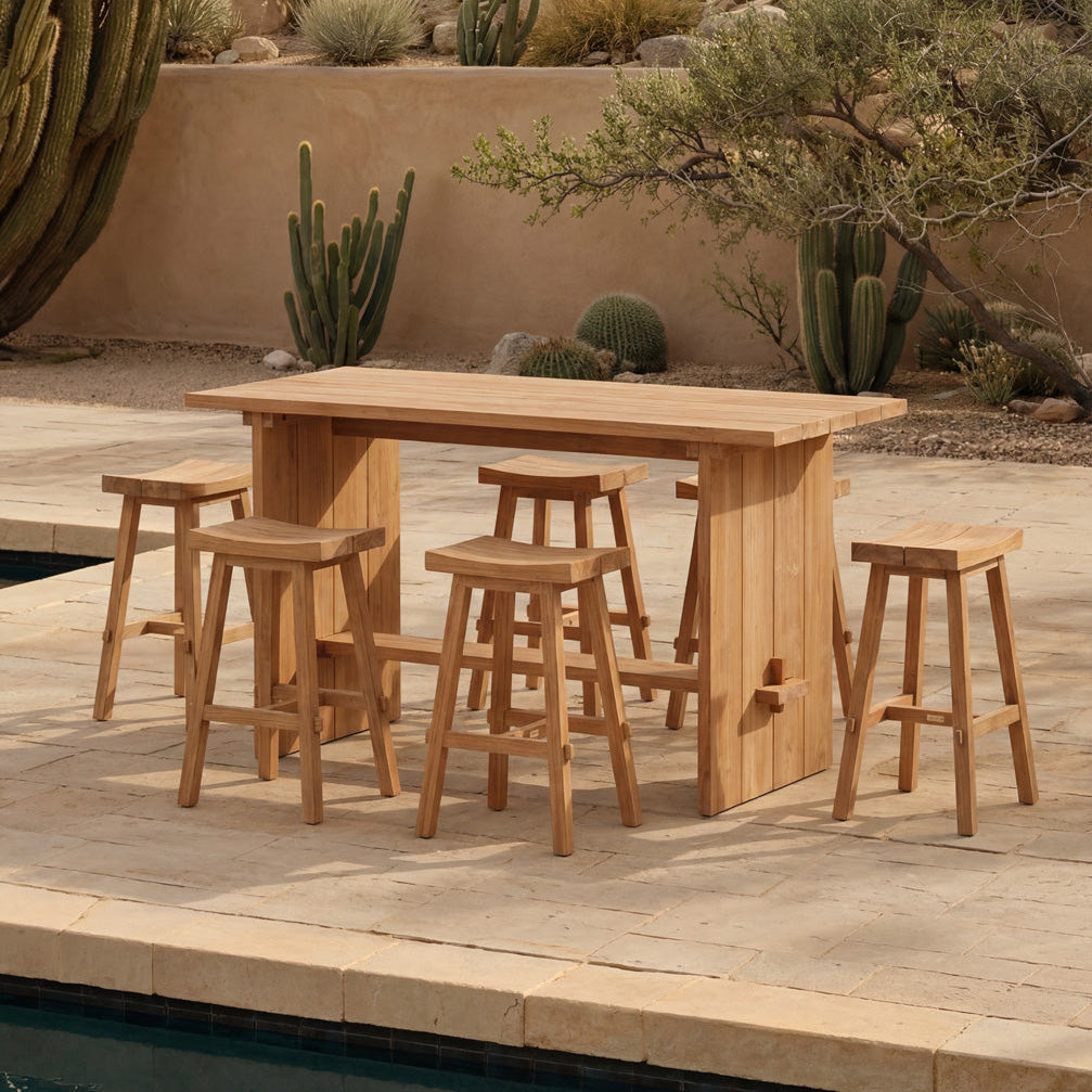 The Tabanan Bar Stool - Outdoor Bazar Bizar
