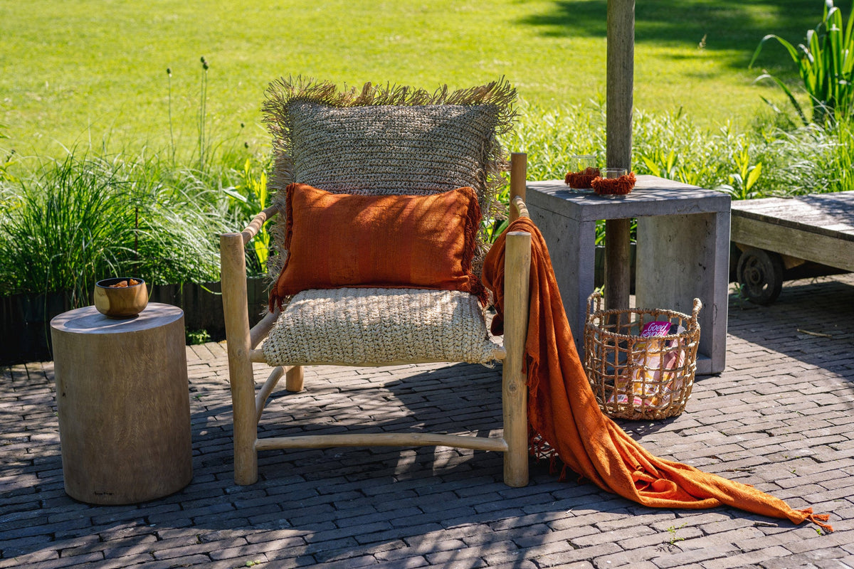 The Tribe Stool Natural Bazar Bizar