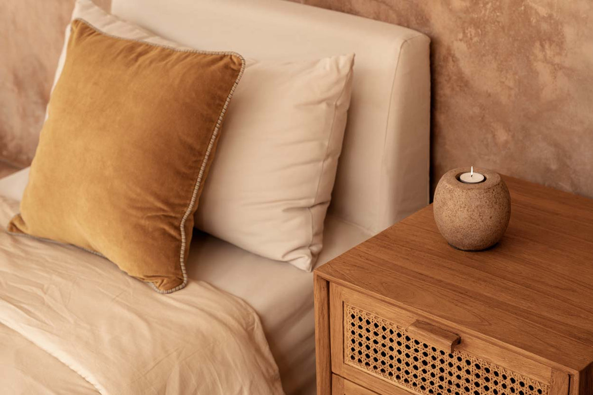 The Harmony Nightstand Natural Eclectic