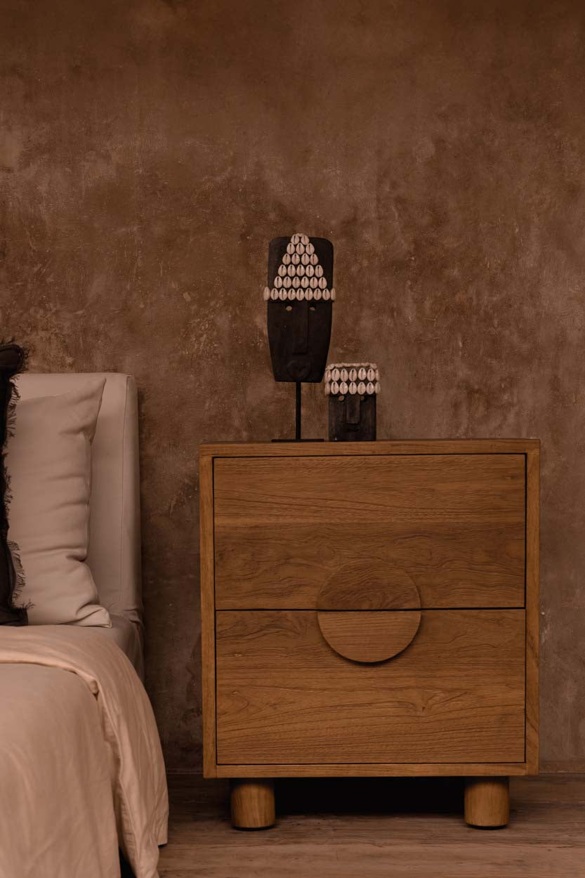The Eclipse Nightstand Natural Bazar Bizarre