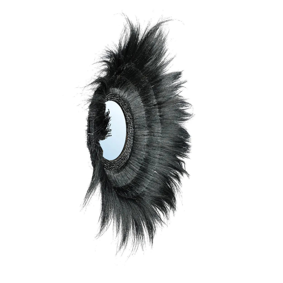 The Sunken Forest Mirror - Black 90x90cm