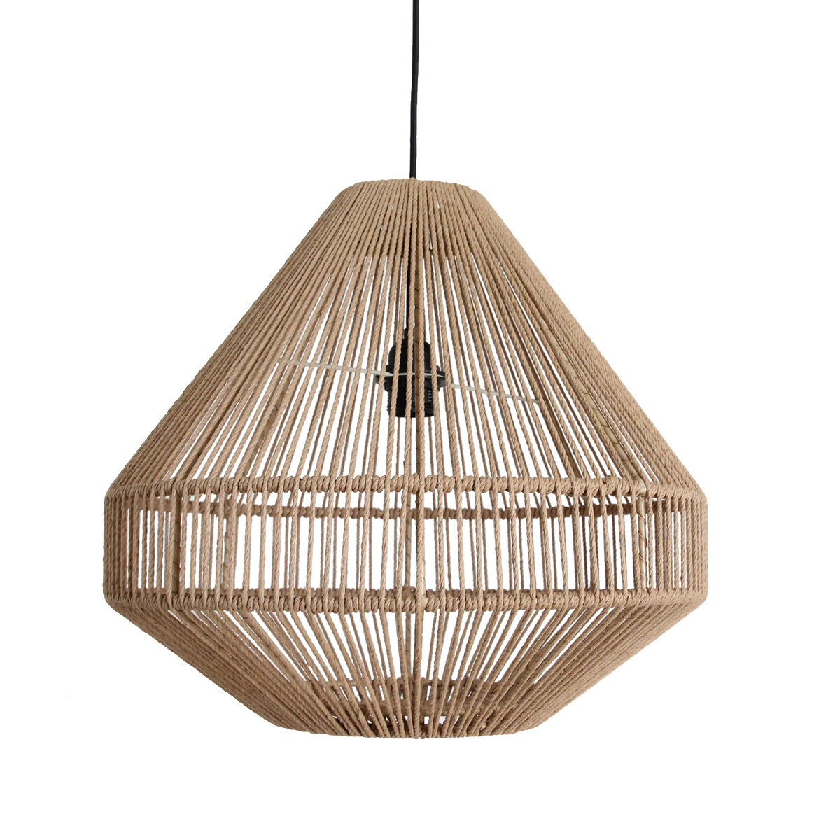 Linea Diamond Pendant Light Natural Ø44x42cm Raw Materials