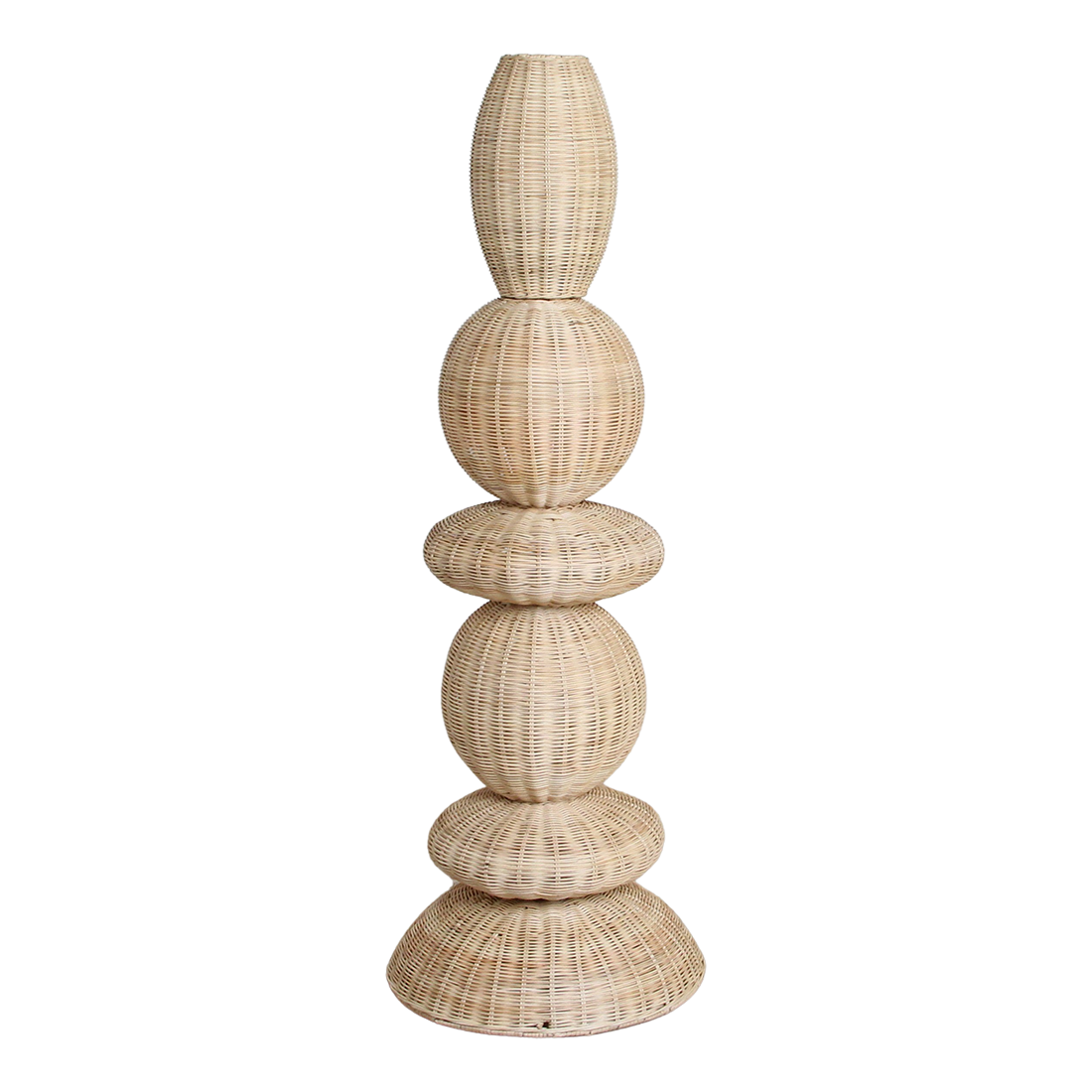 Tao Rattan Floor Lamp - 140cm Raw Materials