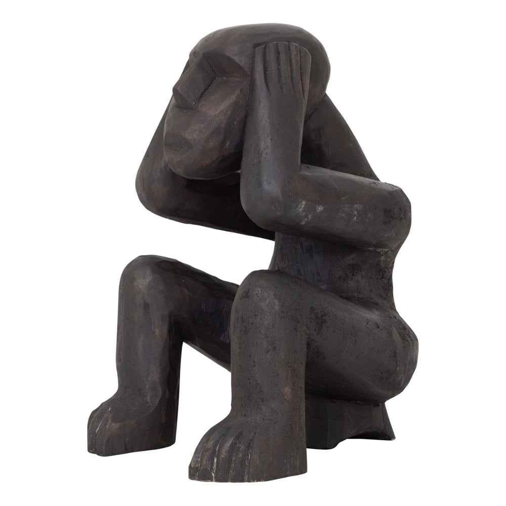 MUST Living Sculpture Monkey Hear Nothing