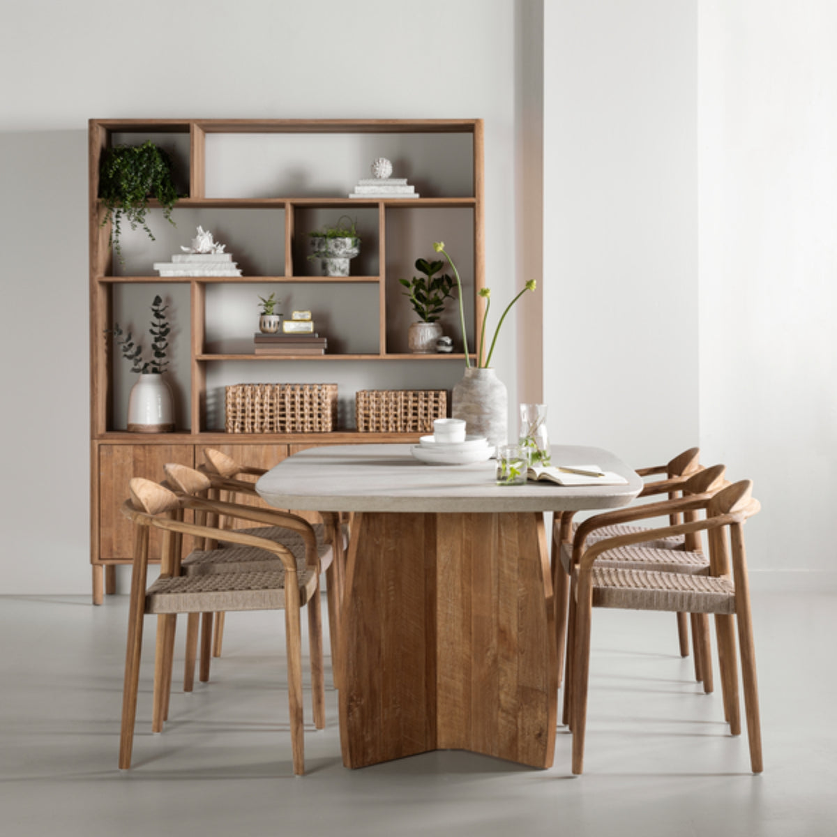 MUST Living Outdoor Dining Chair Santiago Teak Wood