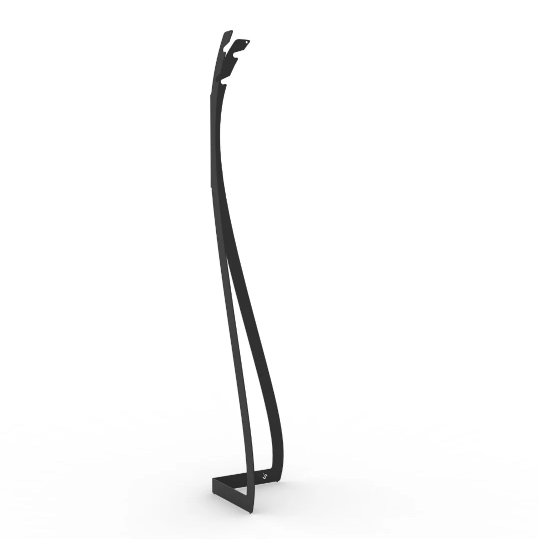 Corna Coat Rack Black Steel Steelful