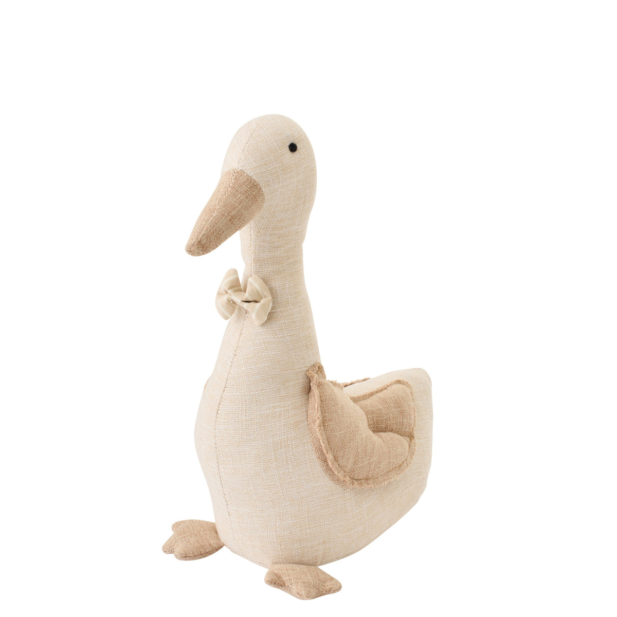 Duck Door Stopper + Bow Tie Polyester Beige J-Line