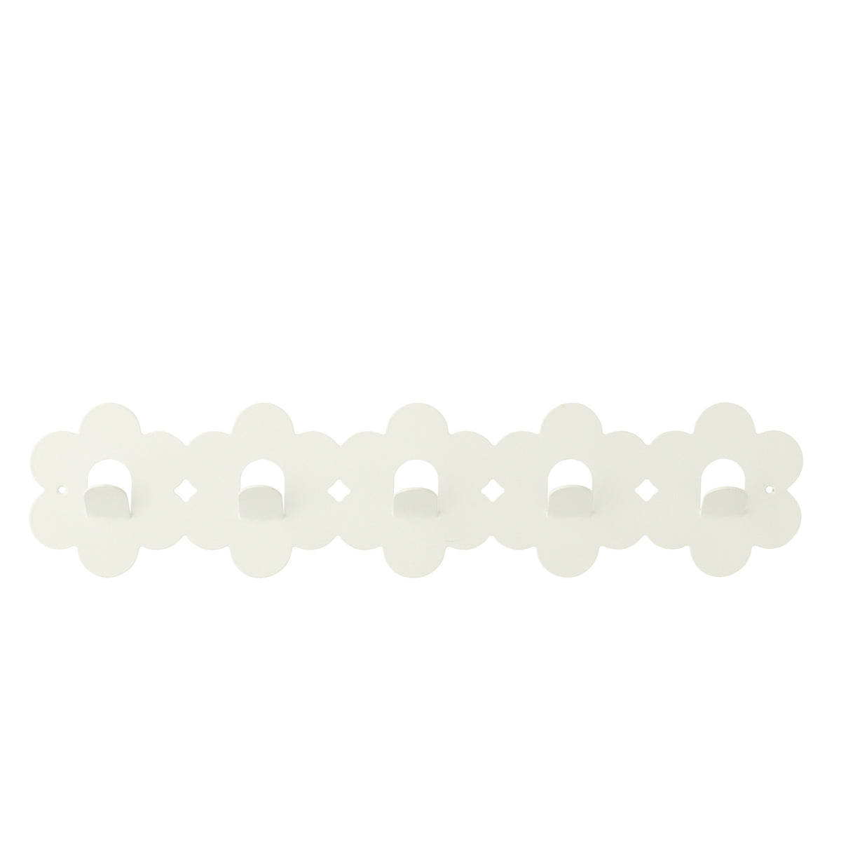 Coat Rack Flower Iron White J-Line