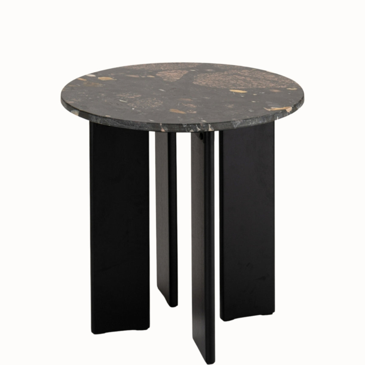 Side table Mathilde Marble Black/Peach J-Line