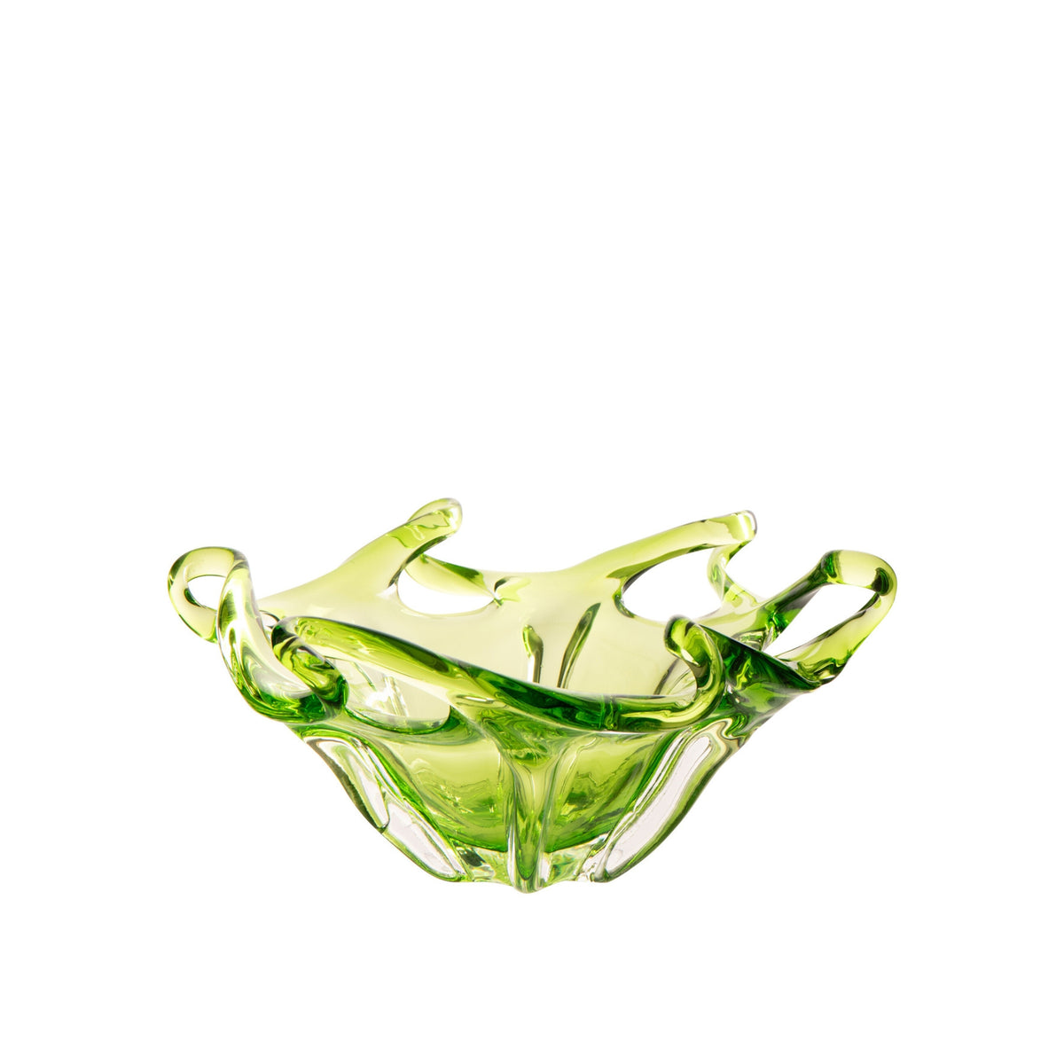 Decorative Tray Serena Glass Green J-Line