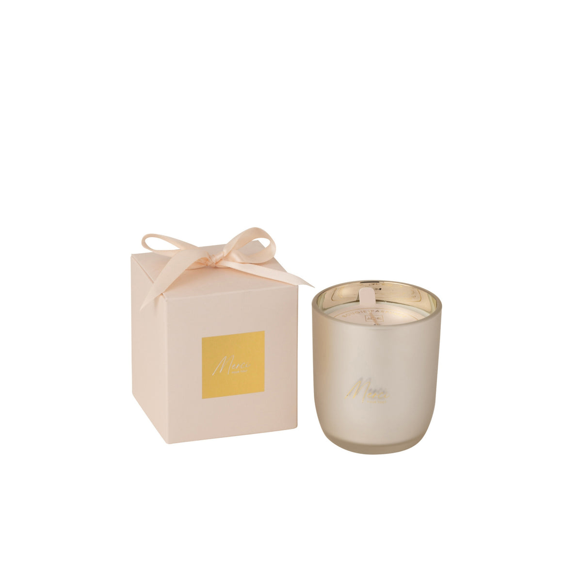 Scented Candle Merci Beige Small 35 Hours