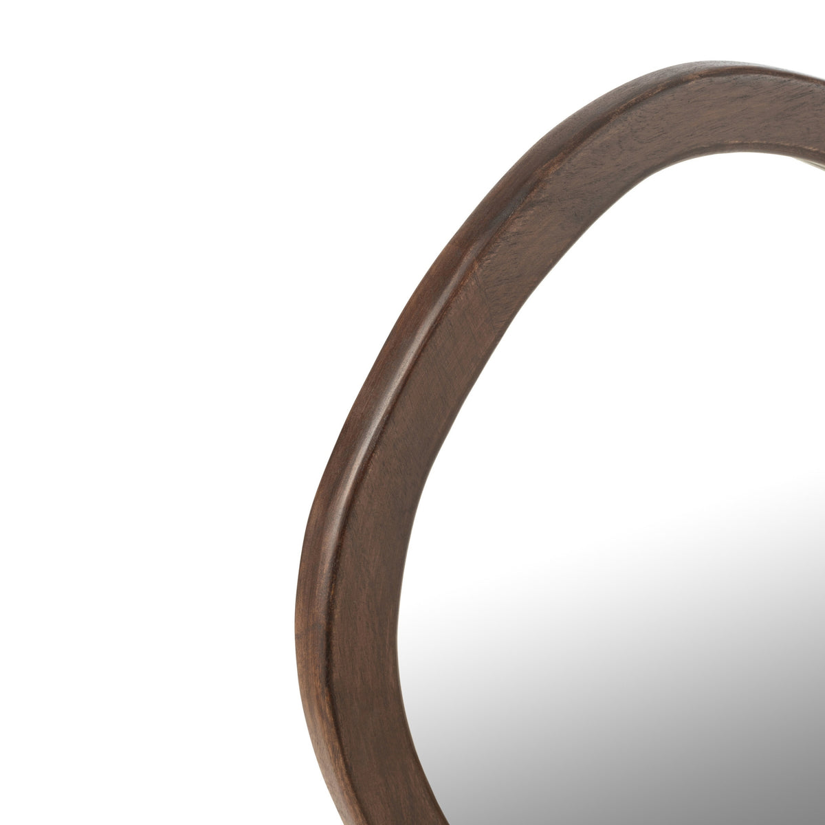 Whisp Mango Wood/MDF Mirror Brown Small J-Line
