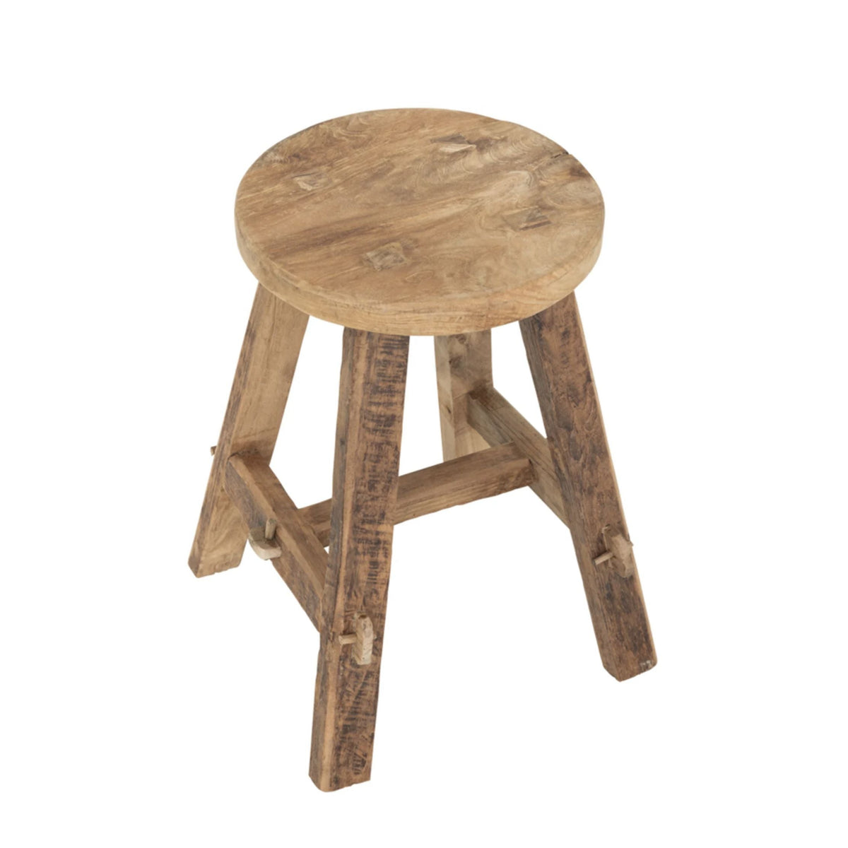 Stool Antiques Agung Recycled Teak Wood Natural MUST Living