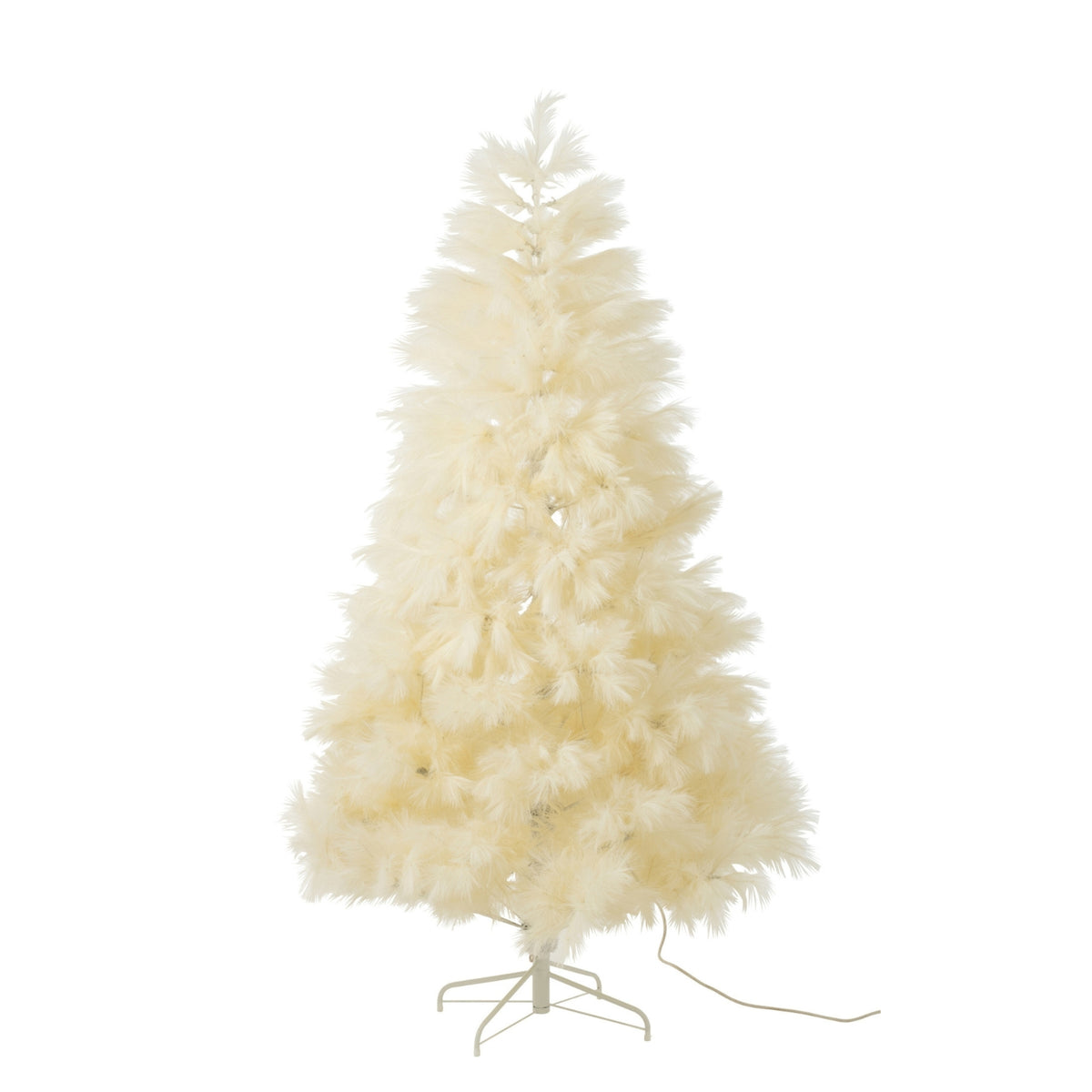 Christmas Tree 400 LED Pampas Metal Ecru H210cm J-Line