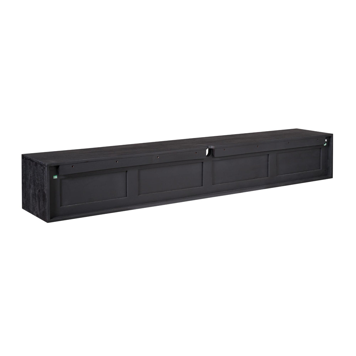 Floating TV Stand Ambiance Mango Wood Black 200cm Starfurn