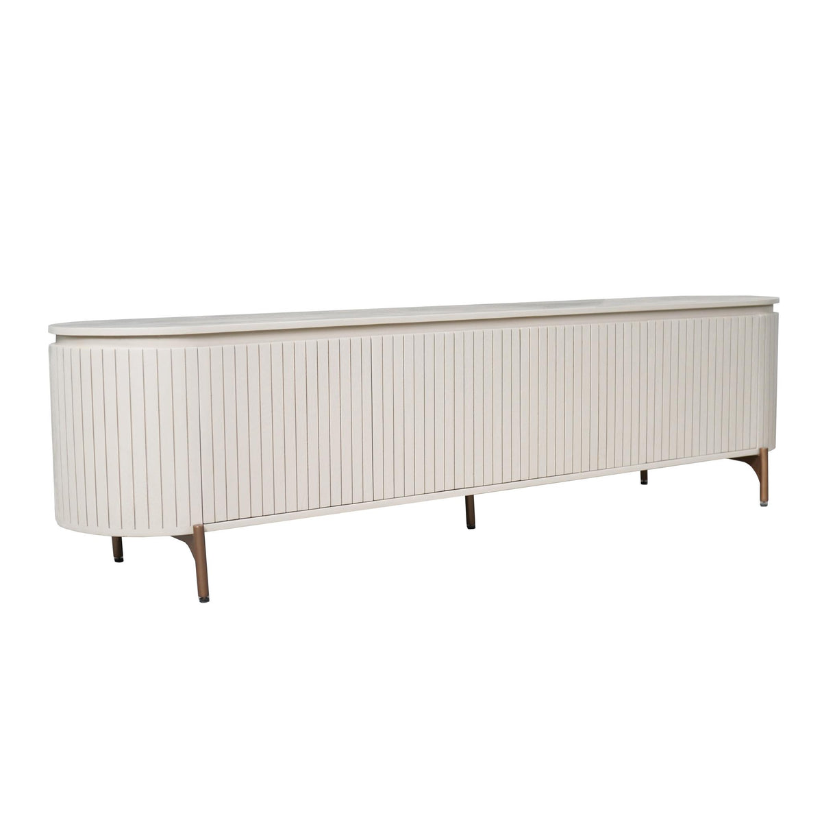 Solana Mango Wood TV Stand Sand 210cm Starfurn