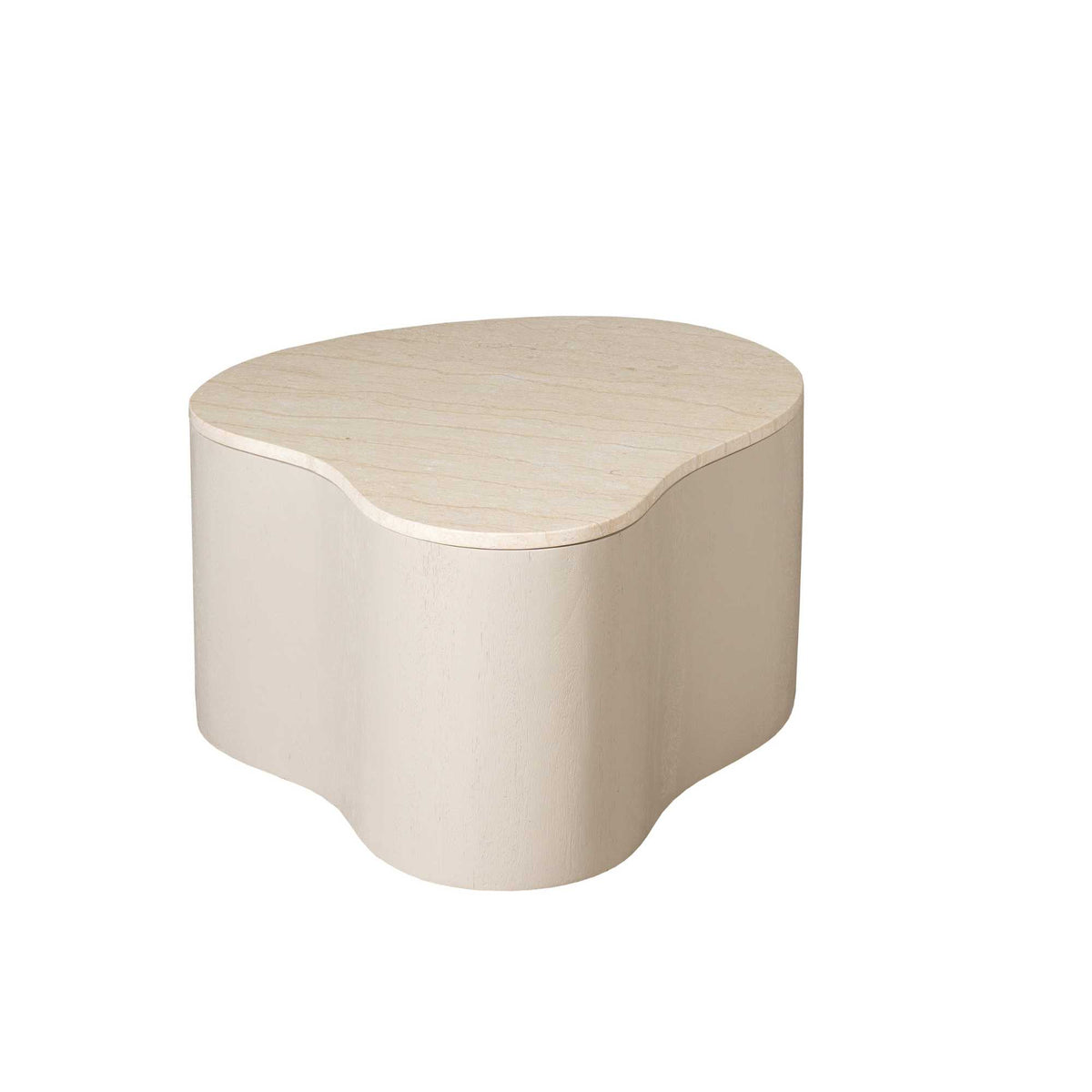 Coffee Table Lovi Mango Wood Sand 77cm Starfurn