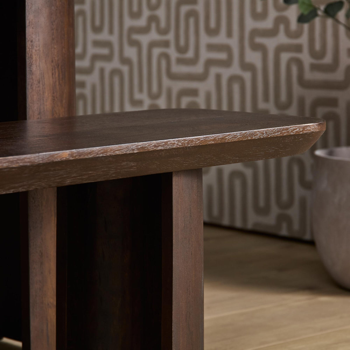 Maré Mango Wood Brown Dining Bench 220cm Starfurn