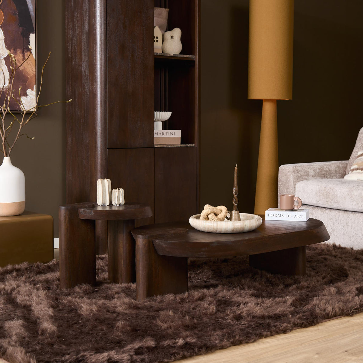 Coffee Table Rava Mango Wood Brown 125cm Starfurn
