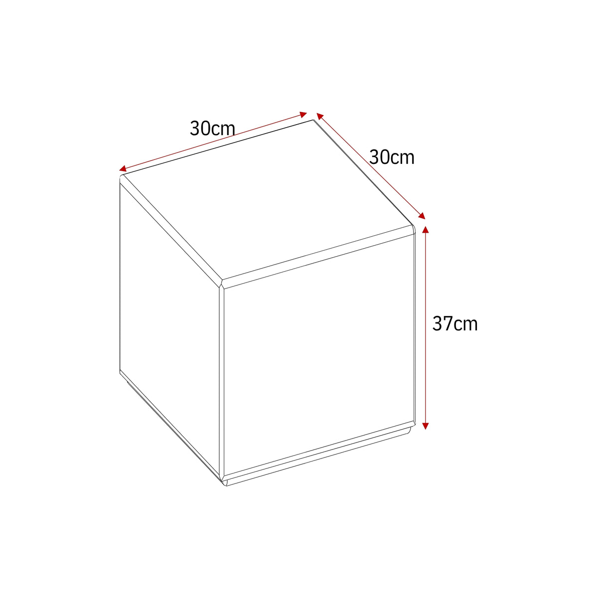 Coffee Table Elias White 60cm Starfurn