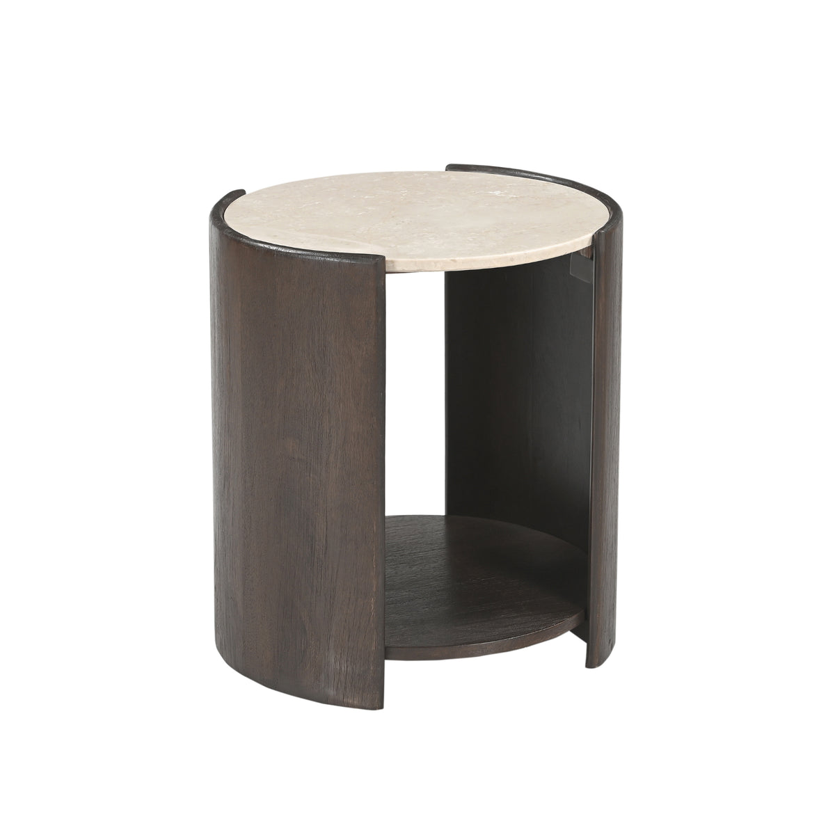 Side table Rune Botticino Marble 45cm Starfurn