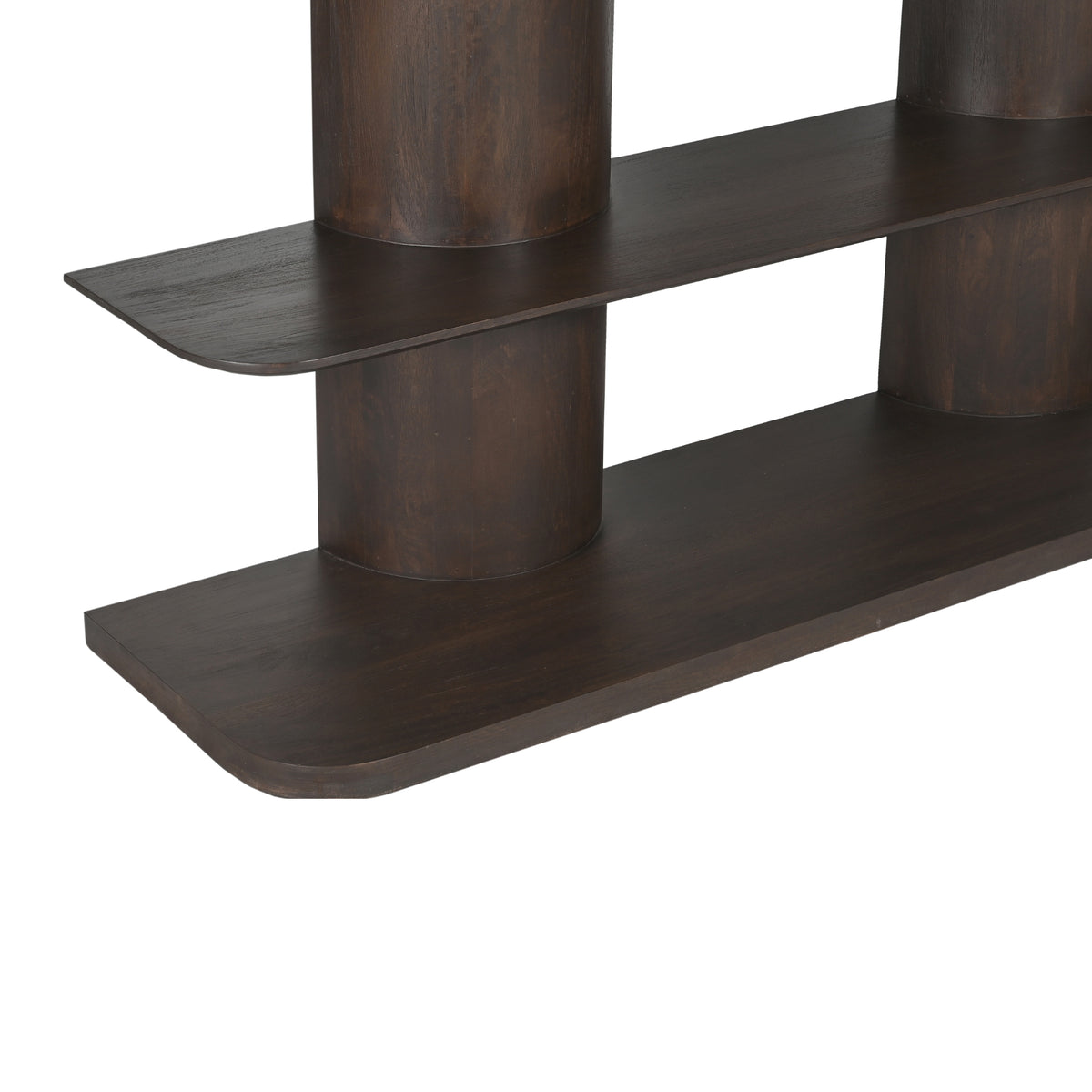 Finn Mango Wood Bookcase Brown 180cm Starfurn