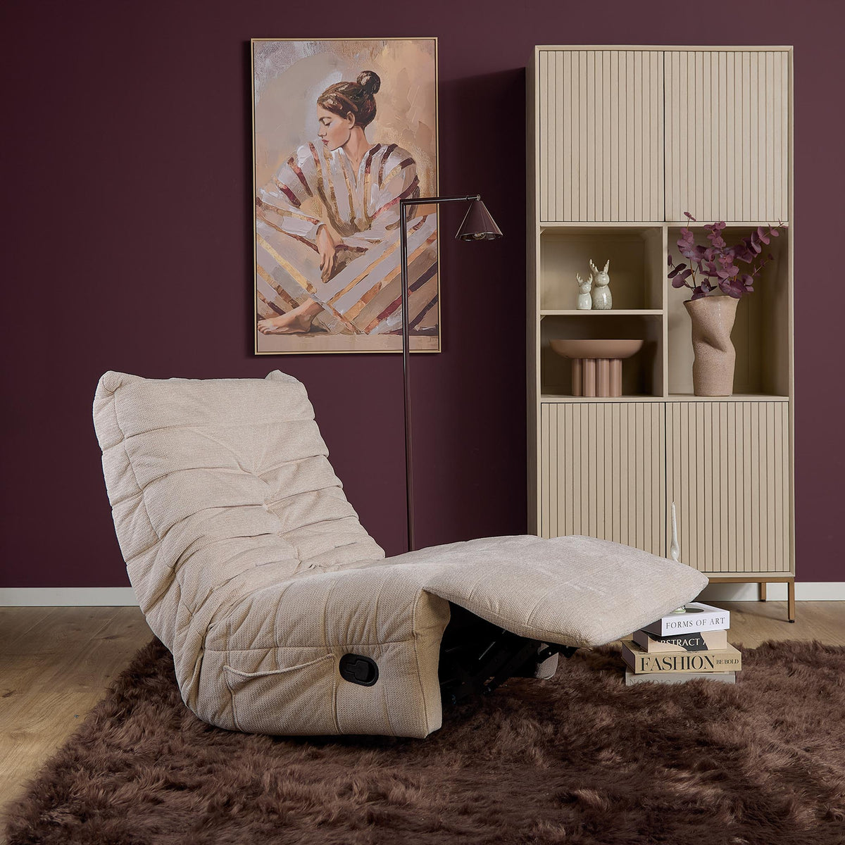 Relax armchair Zen Fabric Beige Starfurn