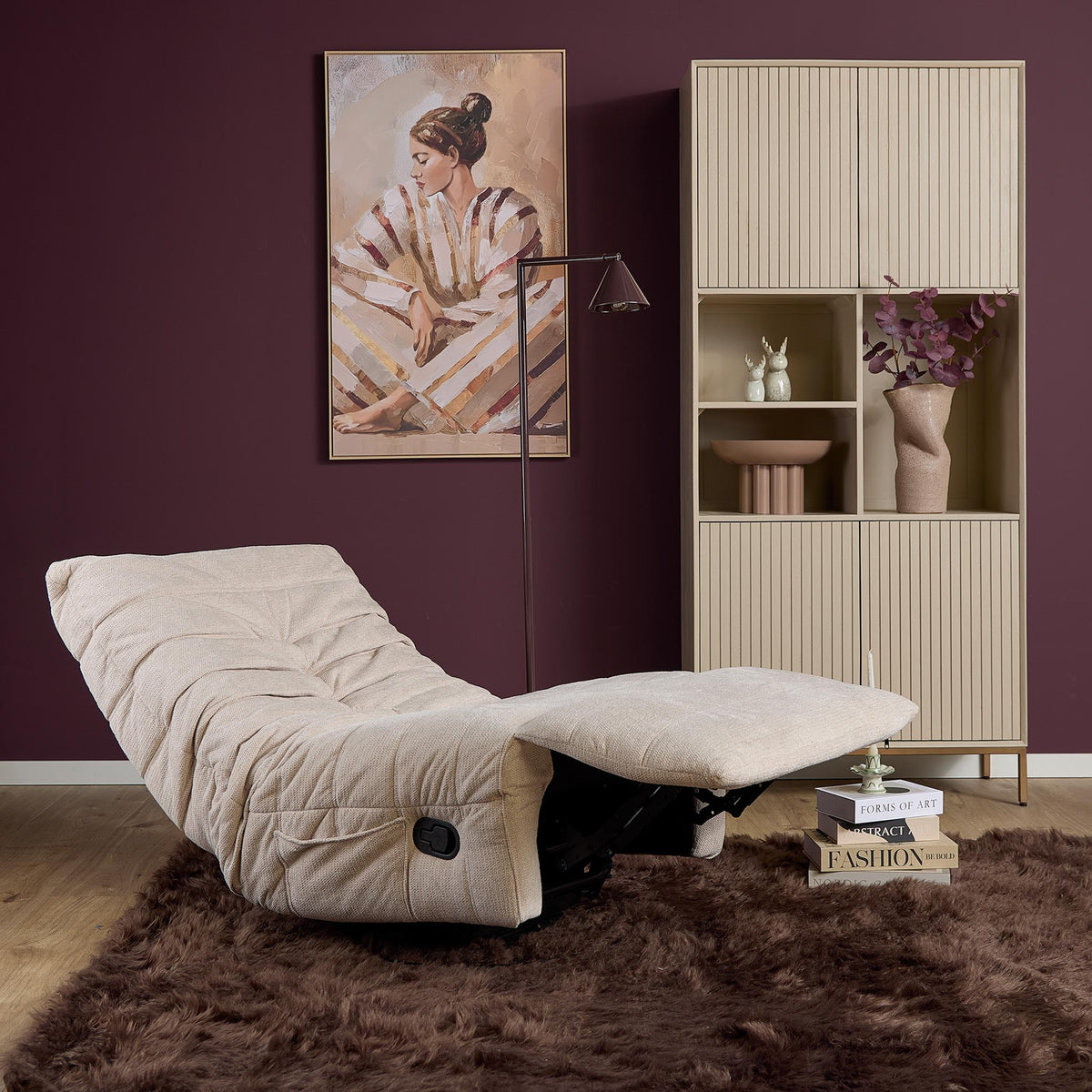 Relax armchair Zen Fabric Beige Starfurn