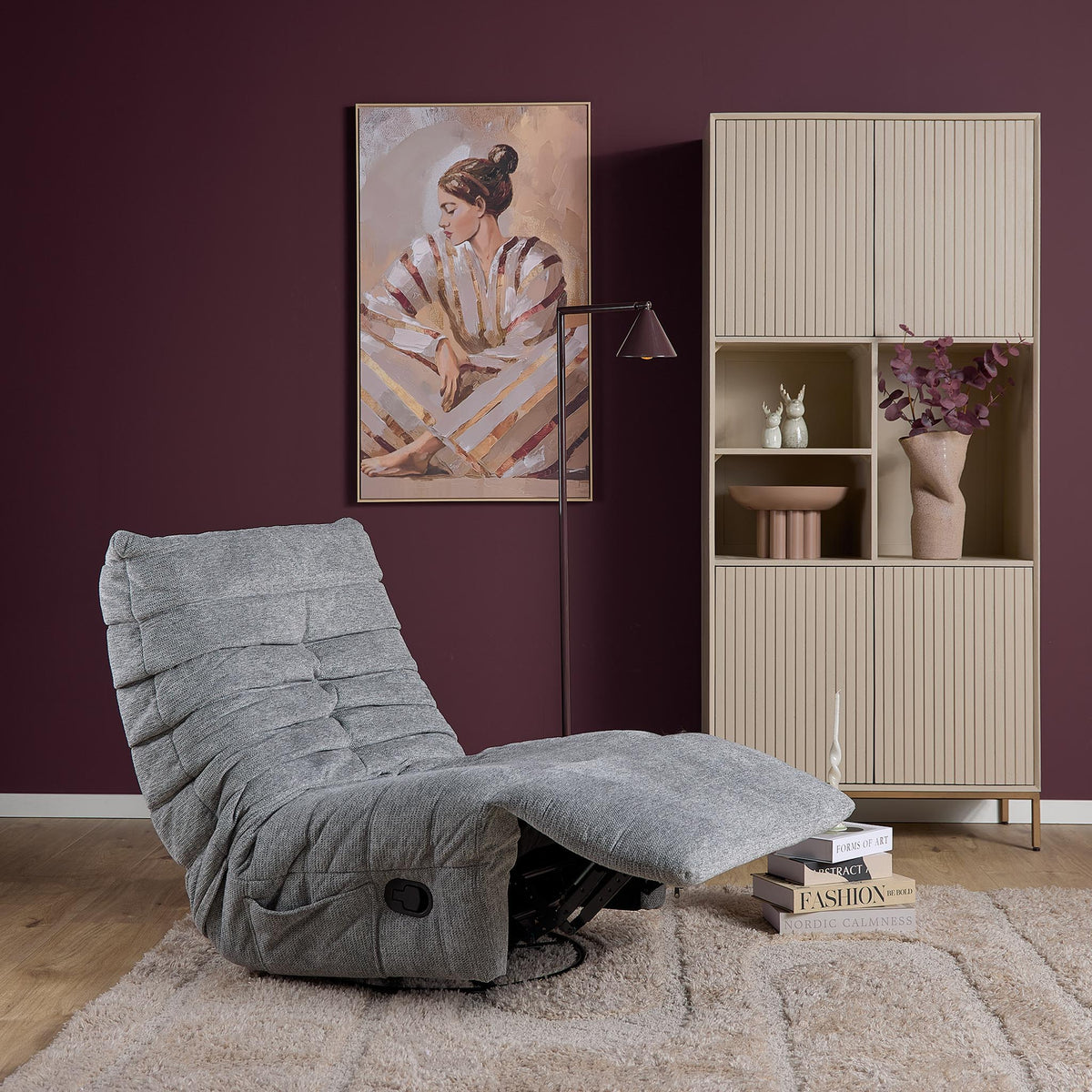 Relax armchair Zen Fabric Grey Starfurn