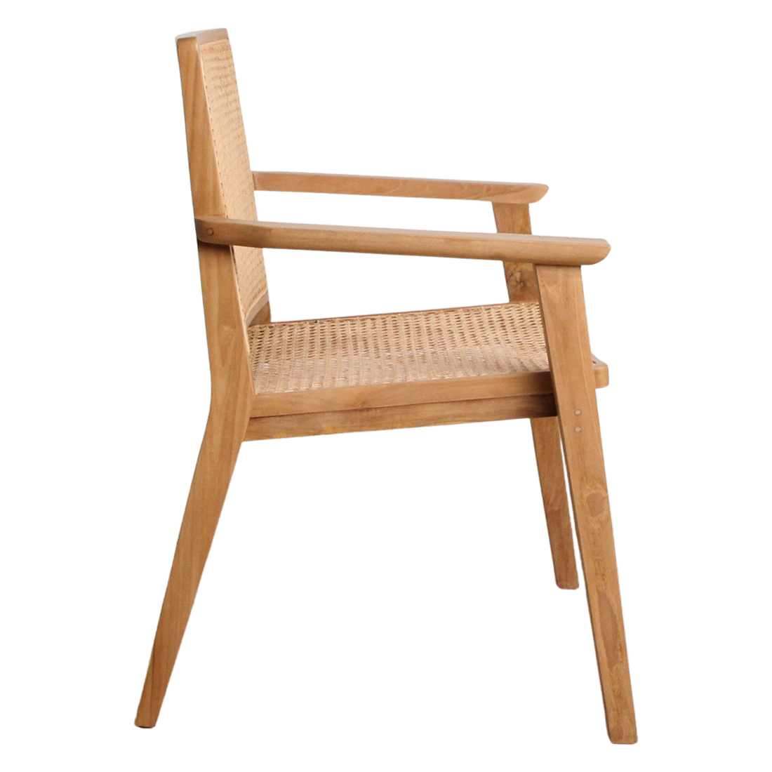 Nova Dining Chair Teak Set of 2 Raw Materials