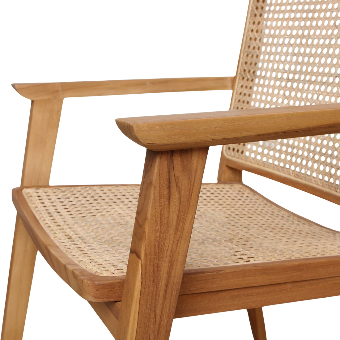 Nova Dining Chair Teak Set of 2 Raw Materials