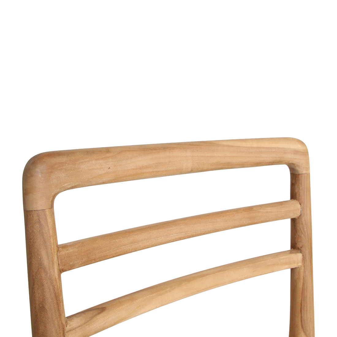 Verano Patio Chair without Armrest Natural Set of 2 Raw Materials