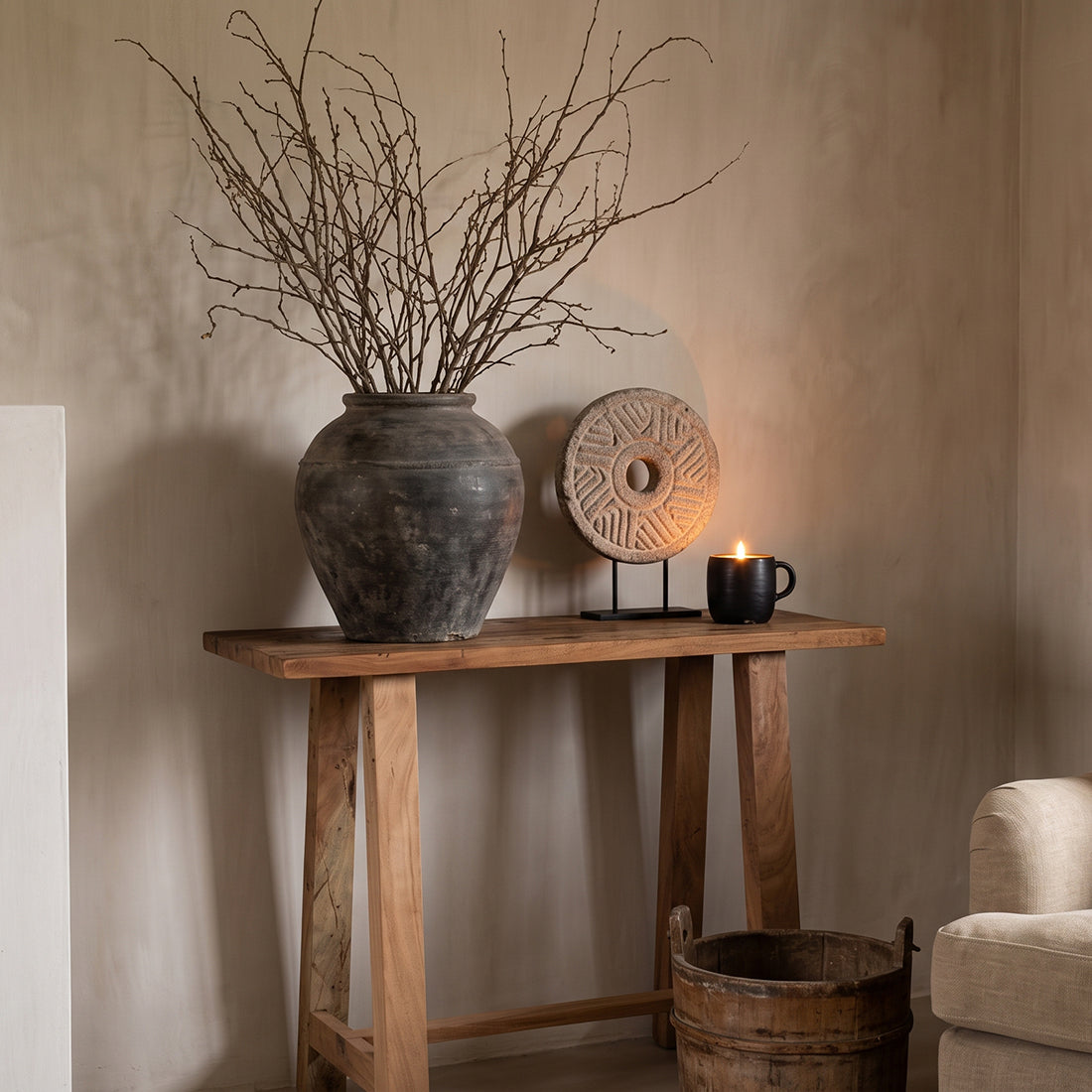 Farmwood Console/Side Table - FSC-recycled wood