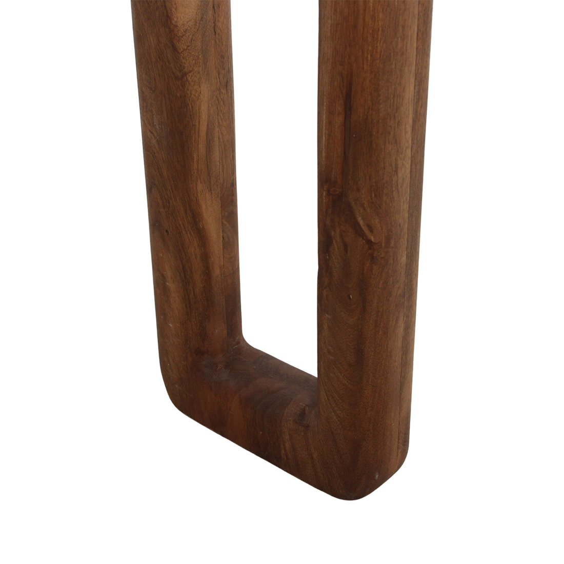 Bullnose Console Table Brown Raw Materials