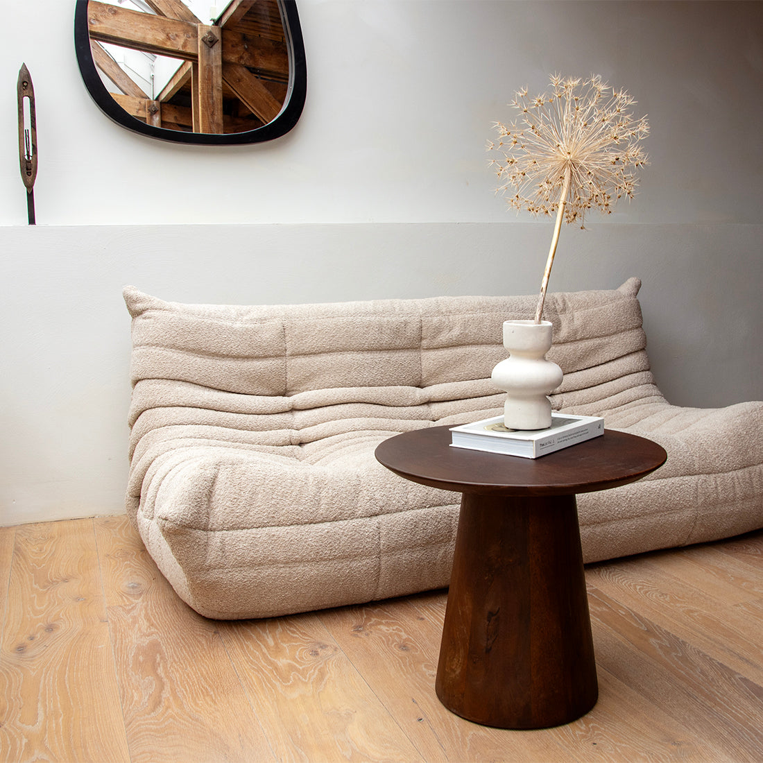 Side table Bullnose Cone 50cm Raw Materials
