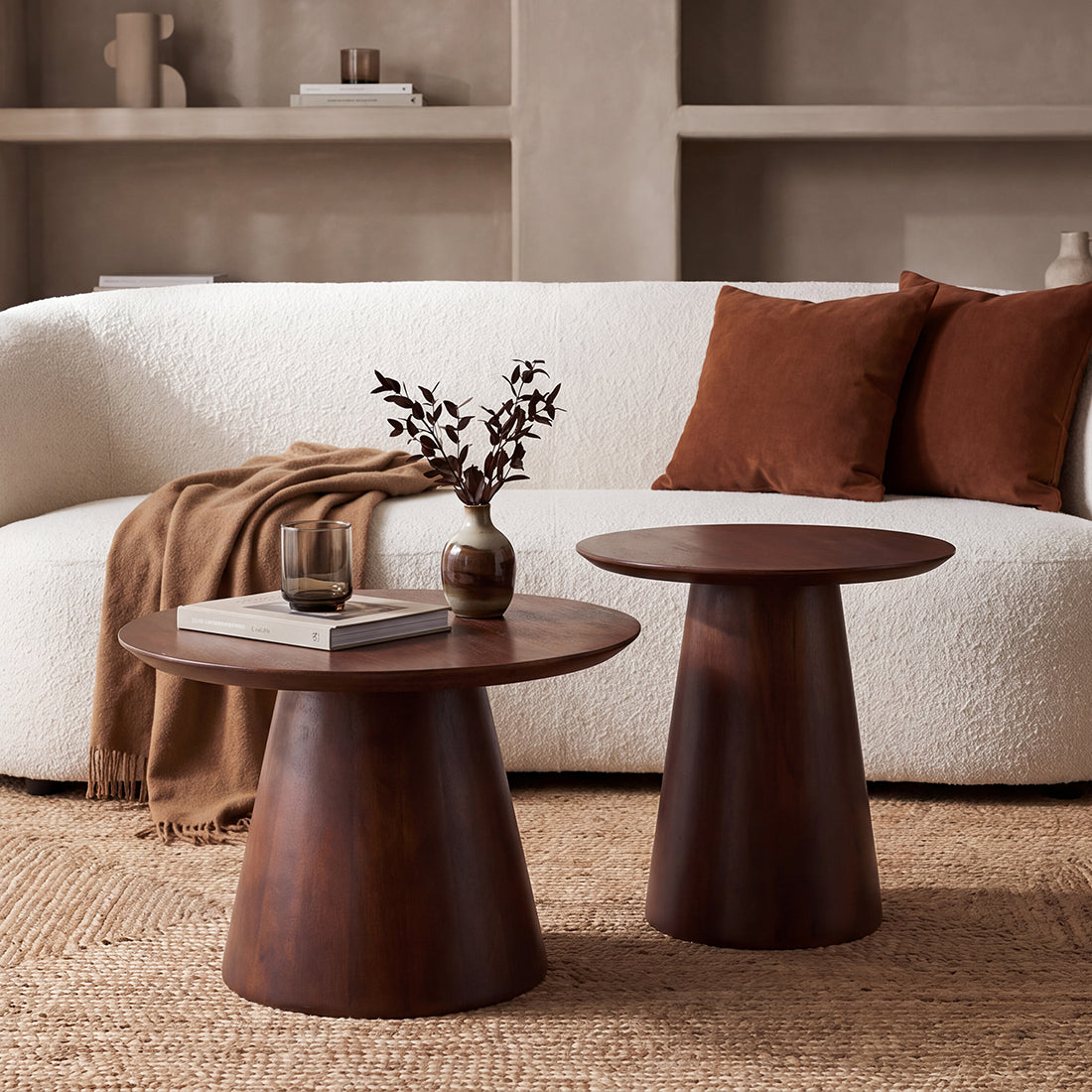 Side table Bullnose Cone 55cm Raw Materials