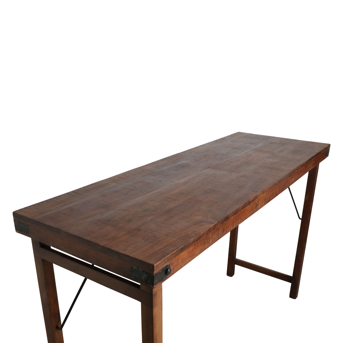 Market Folding Bar Table Brown Raw Materials