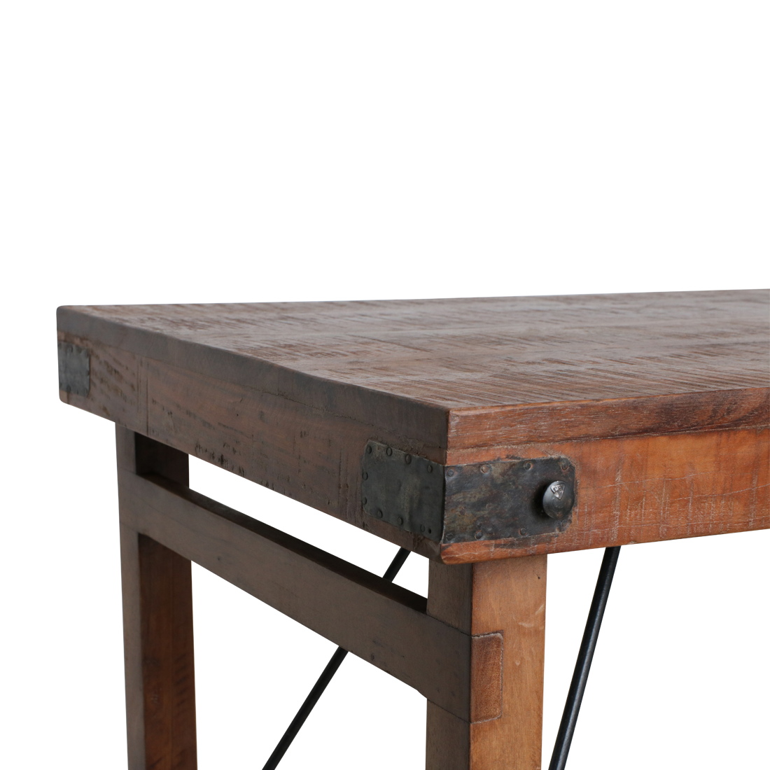 Market Folding Bar Table Brown Raw Materials