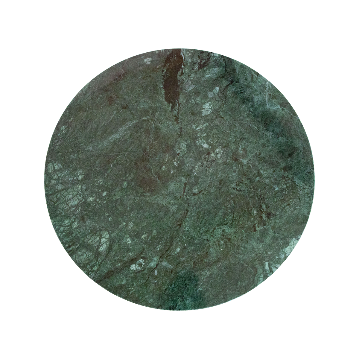 Side Table Green Round Marble Raw Materials