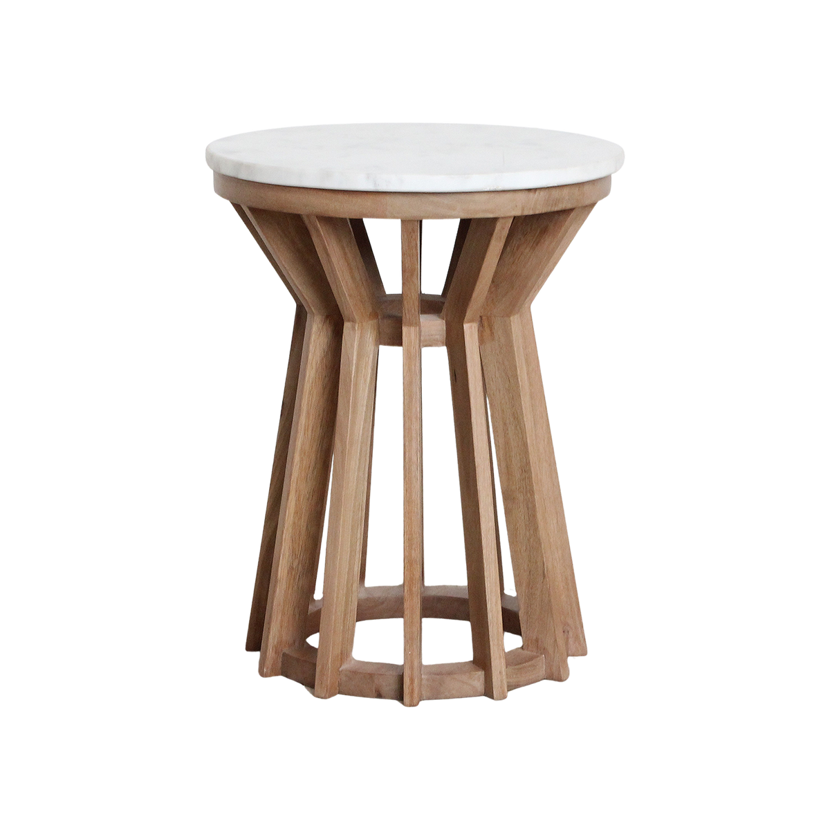 Side table Sarawak Marble White Raw Materials