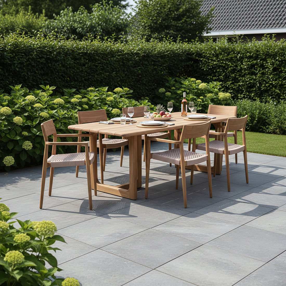 Primavera Teak Garden Table 200 cm Raw Materials