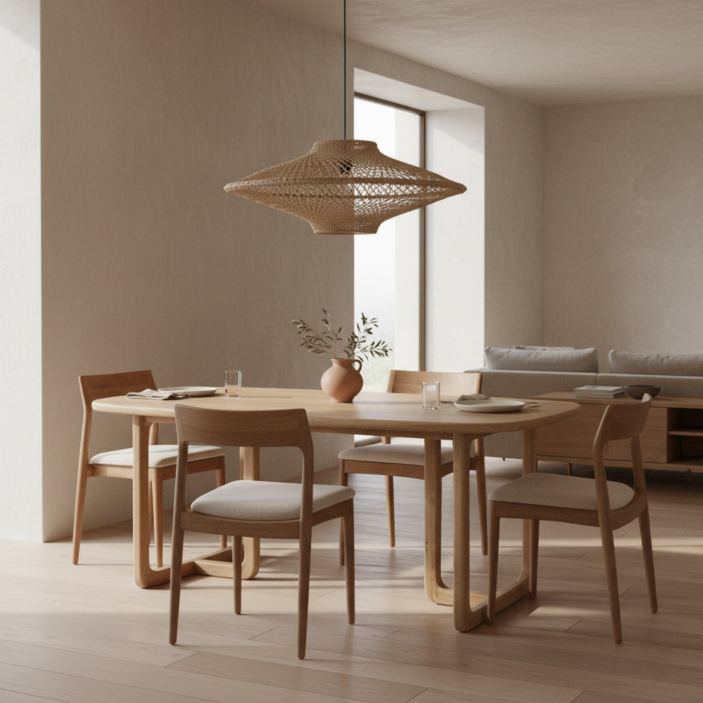 Dining Table Invierno Teak Wood 240cm Raw Materials