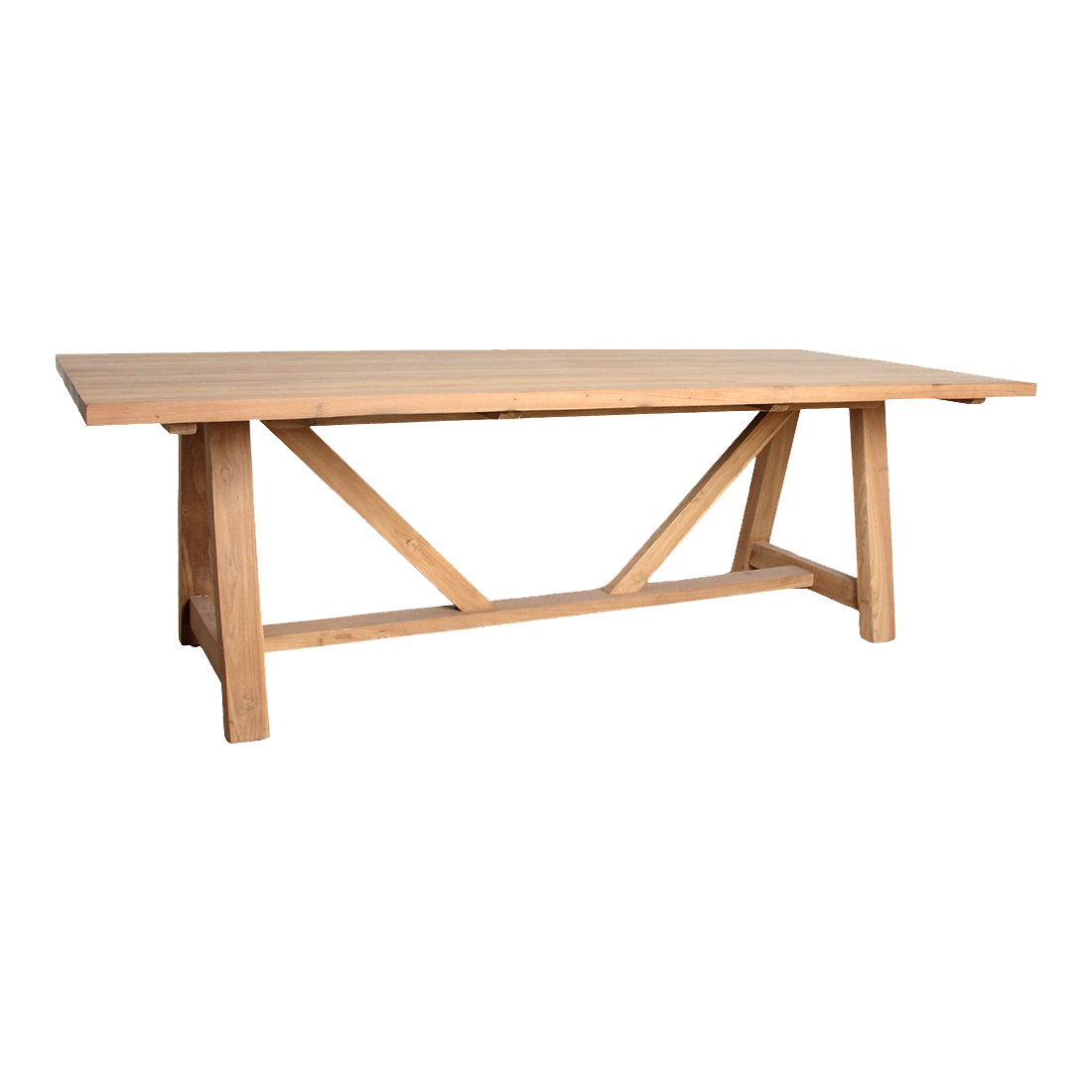 Garden Table Soleado 200cm FSC Recycled Teak Wood Raw Materials