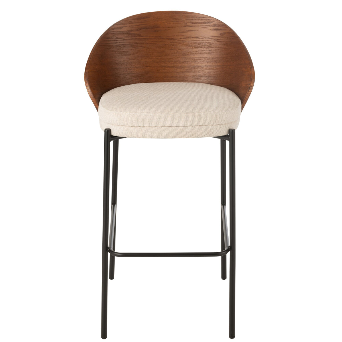 Bar stool Lone Multiplex/Metal Brown/Beige J-Line
